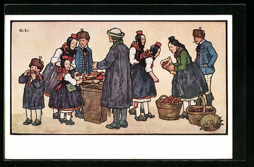 Künstler otto ubbelohde - künstler-ak,