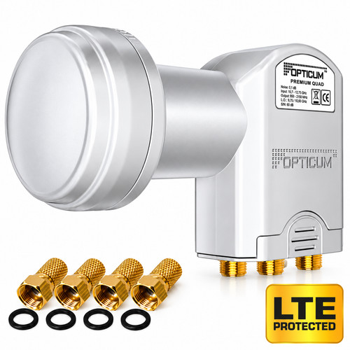 Quad lnb digital - digital, 0,1db