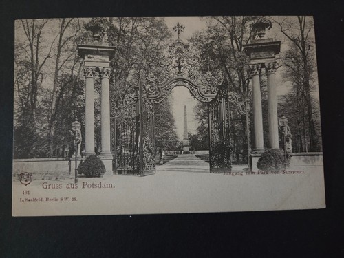 Gruss aus potsdam eingang - gruss,