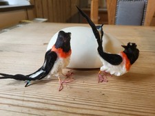 Oster Dekoration Vogel Draht mit Mohair kein Küken