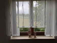 Schiebegardinen im 4 er Set creme taupe