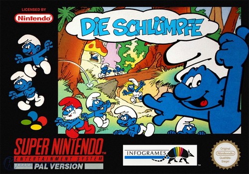Nintendo snes die schlümpfe - snes,