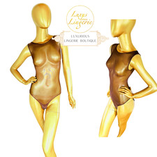 NEON NEONGLANZ SYNERGY BODY by Wolford S Small coca braun Transparent Glanz