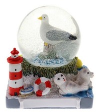 Maritime Schneekugel Möwe