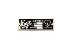 Typenschild stoye 75mm - typenschild,