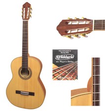 LINKSHAND Konzertgitarre, classic, MASSIV, 4/4, Decke Fichte, Jose Ribera, HG81L