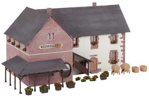 Faller 130611 weinkellerei - weinkellerei, h0