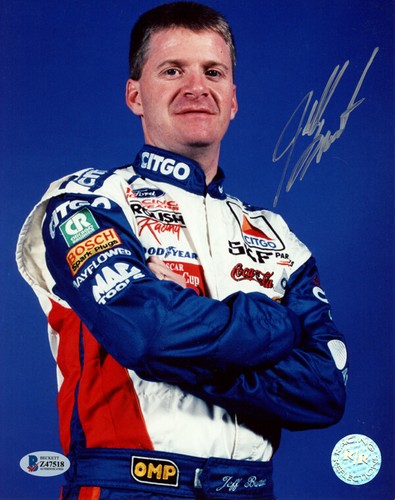 Jeff burton signed autographed - jeff,