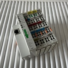 Wago Ethernet G1 SPS-Controller 750-842 +2x 4-Kanal DI 750-402 +Endmodul 750-600