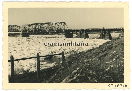 Orig foto memel notbrücke - foto,