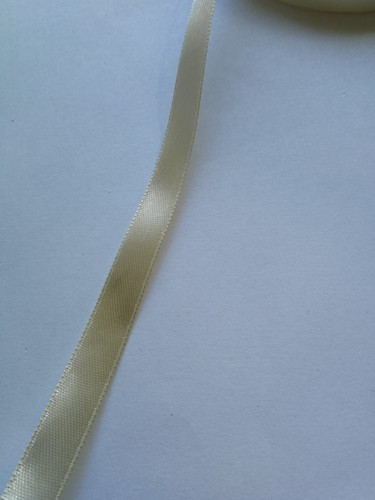 Satinband creme 10 mm - satinband,