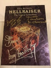 Hellraiser 4 Autogramme Doug Bradley Simon Bamford Barbie Wilde Kenneth Cranham