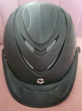 Busse, Reithelm Toulouse Damen, Schwarz/Silber, Gr. M (55-58), Neuwertig UVP117€