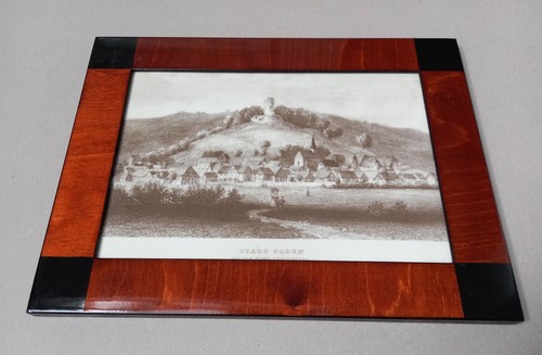 Stahlstich bad soden - stahlstich, ruine