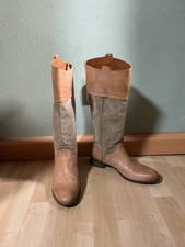 Vero Cuoio Damenstiefel TREMP Gr.41 Echtleder Glattleder Wildleder