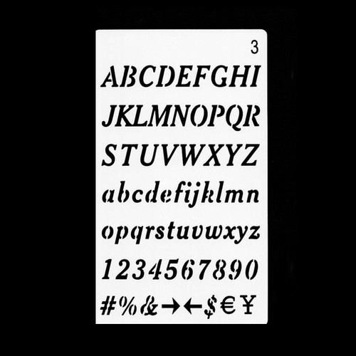 Schablone stencil buchstaben - stencil,