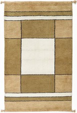 Gabbeh Teppich Orient Perser Rug Loribaft Natur Schurwolle Modern Design Kunst