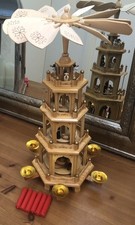 4stöckige Weihnachtspyramide Pyramide Höhe: 51 cm Engel Christi Geburt NEUWERTIG