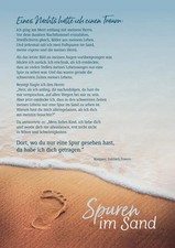 Spuren im Sand | Margaret Fishback Powers | Poster | Poster | 1 S. | Deutsch
