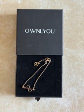 rosegoldenes Armband "Ownlyou" nicht getragen, mit Schmuckkästchen