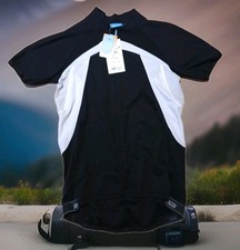 Profi Rarsport Trikot Bioracer Fahrrad Shirt L Herren Schwarz Weiss