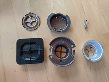 Ersatzteil Bosch Backofen HBA76B650: 6 Montageteile, Blech, Kunststoff