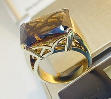 White gold ring 750 gold with