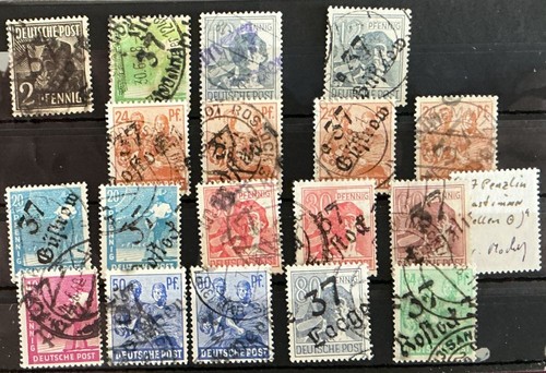 Sbz handstempel 1948 - sbz,