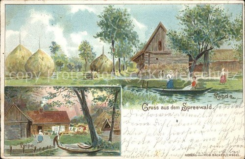 Spreewald lehde leipe häuser - spreewald,