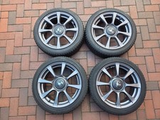 Original 16" Alufelgen 6,5J ET35 mit Allwetterreifen, für Abarth 595 u. Fiat 500