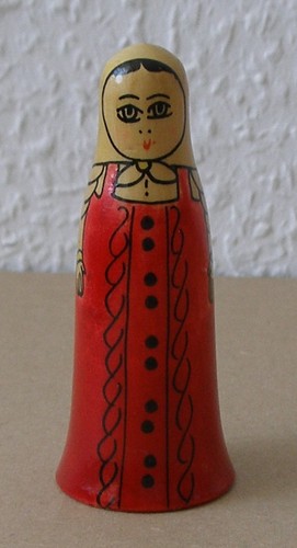 Einzelne holzpuppe - einzelne,