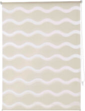 Duo Rollo Klemm Doppelrollo "Wellen" weiß,anthrazit,koralle,grau,creme,blau,mint