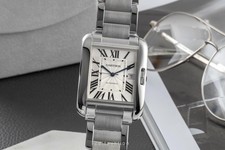 Cartier Tank Anglaise XL Stahl