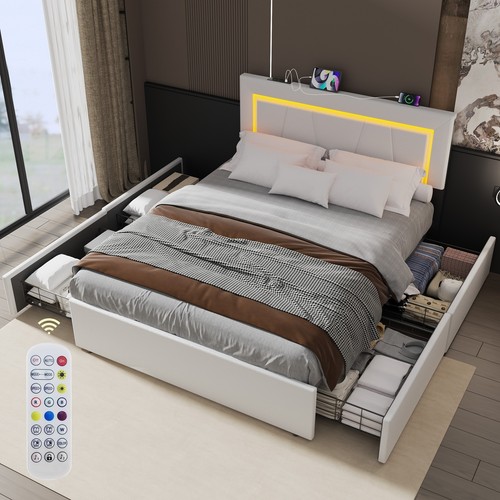 Oyajia doppelbett leder mit - oyajia, doppelbett,