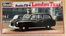 NEUWERTIG:  Austin FX-4 London Taxi 1:24 Revell  Nr. 7130  Plastik-Modellbausatz