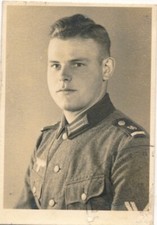 Foto WK II Wehrmacht SoldatOtto Sommer Portrait 15. Kompanie II. Zug L1.68