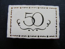 Streichholzschachtel Sammlung Streichhölzer klein 50 Geburtstag Geschenkbox alt