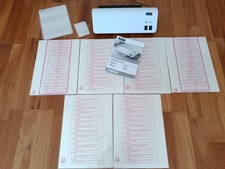 United Office Kalt/ Warm Laminiergerät mit 195 Folien A4, 8 in A5 + 7 für Karte