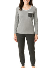 Schlafanzug Damen lang Pyjama