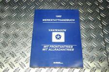 Werkstatthandbuch Chrysler Van Wagon mit Allrad und Frontantrieb 1992
