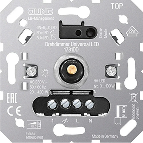Jung 1731dd universal - universal, led