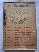 Haushaltsmerker - Einkaufsliste für die Küche - Vintage - Landhausstil