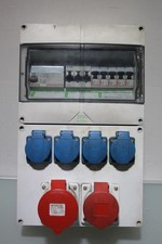 Spelsberg STV 1224-K CEE-Steckdosen-Kombination bestückt IP44 Baustromverteiler