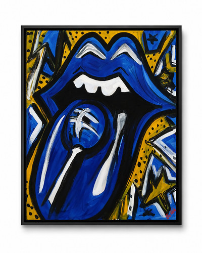 Original signed abstract - signed, lips