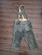 Almenrausch München Herren Lederhose  Trachtenlederhose  Kniebund Gr. 52 
