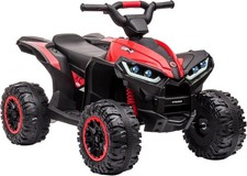 Elektroquad für Kinder 3-8 Jahre, Elektroauto ATV Spielzeugauto mit LED & Sound