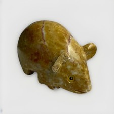 Maus Figur Stein Gelb Braun