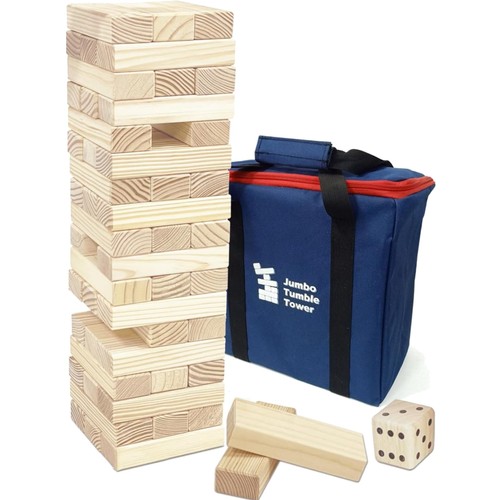 Wackelturm holz spiel jumbo - wackelturm,