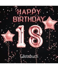 Happy birthday gästebuch - 18, birthday: