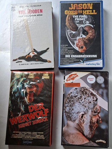 Horror vhs videofilme - vhs,